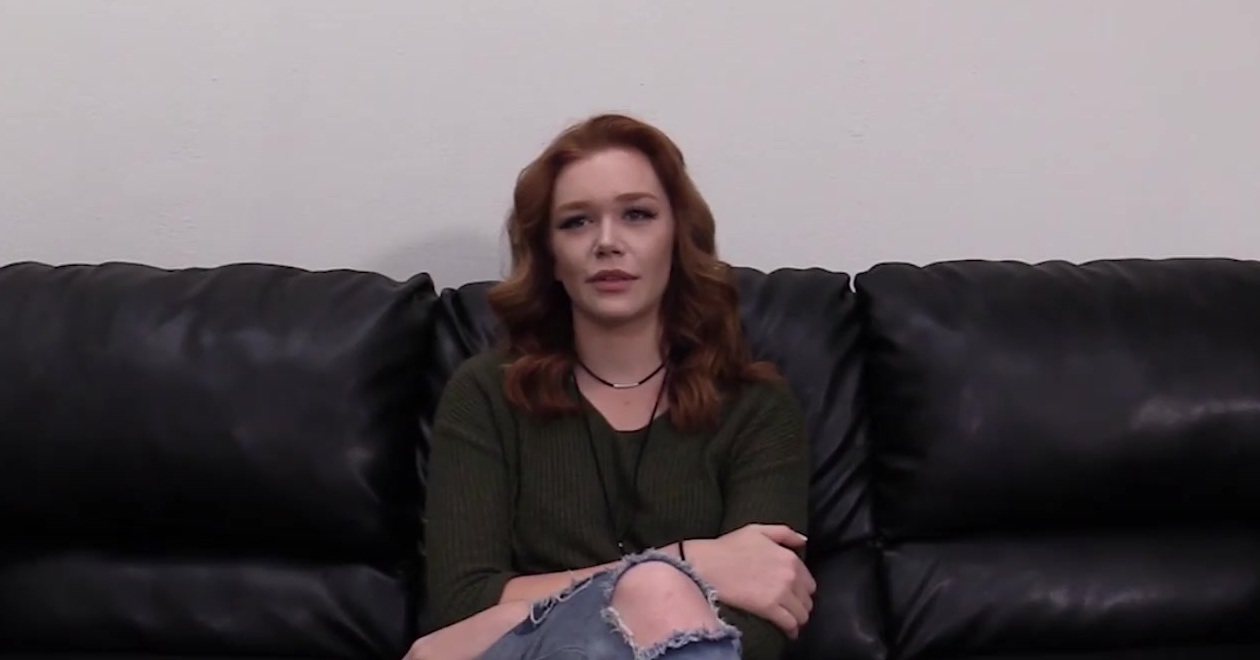 Backroom casting redhead